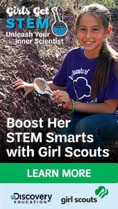 Girls Get STEM. Unleash Your Inner Scientist. Boost Her STEM Smarts. Fun, simple resources for families and educators. Learn More.