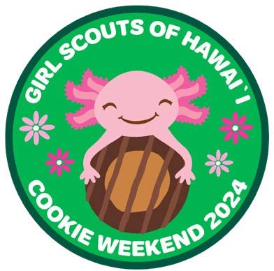 Girl Scouts of Hawai`i Cookie Weekend patch