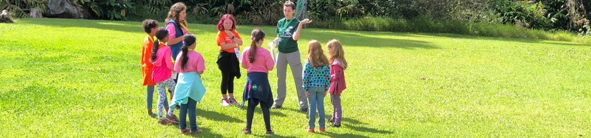  Circle of Girls at Camp 